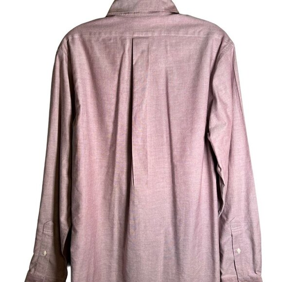 BROOKS Brother's Mens Regent Button Down Oxford Shirt Size Medium - Picture 2 of 7